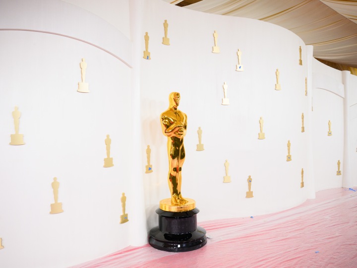 Set up continues for the 96th Oscars on Thursday, March 7, 2024. The 96th Oscars will air on Sunday, March 10, 2024 live on ABC. Photo by Robert Gladden / ©A.M.P.A.S.